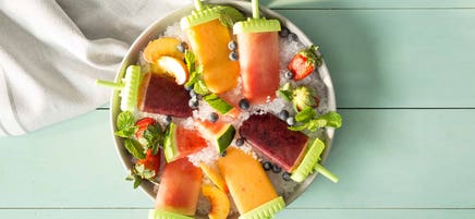 Sucettes glacées pour adultes en trois versions - Sucettes au melon d’eau et à la lime