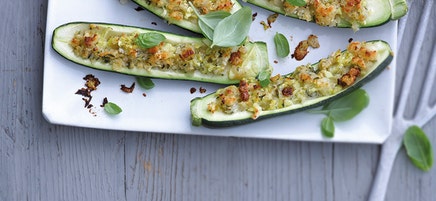 Barquettes de courgettes au parmesan
