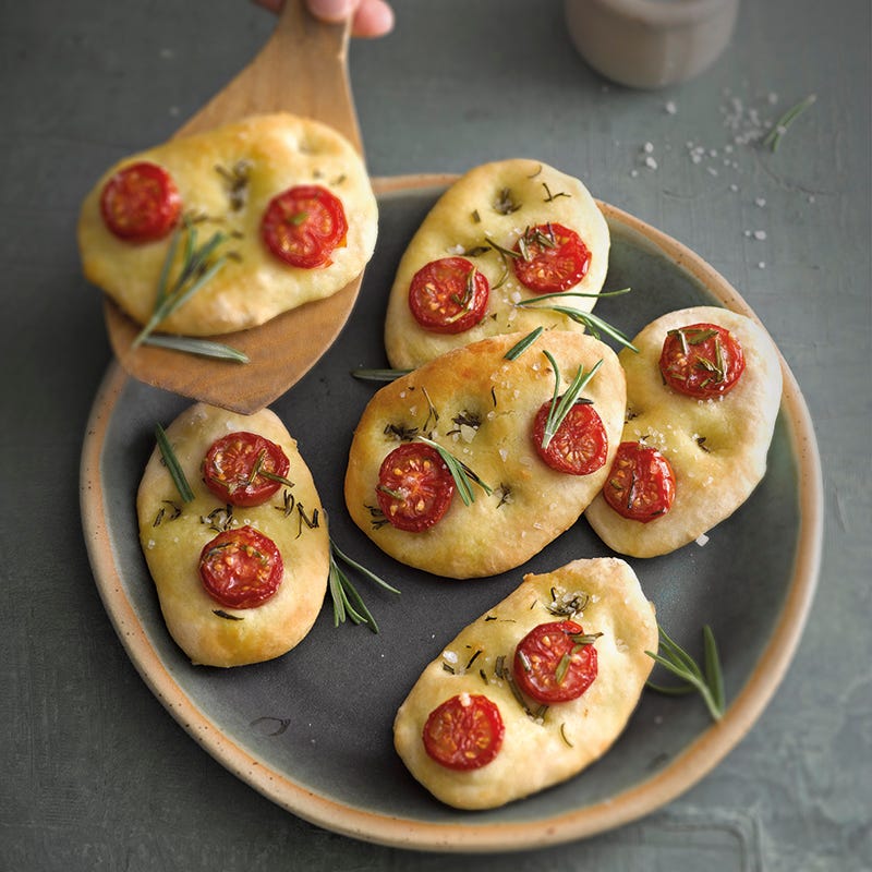 Photo de Mini-focaccias aux tomates prise par WW