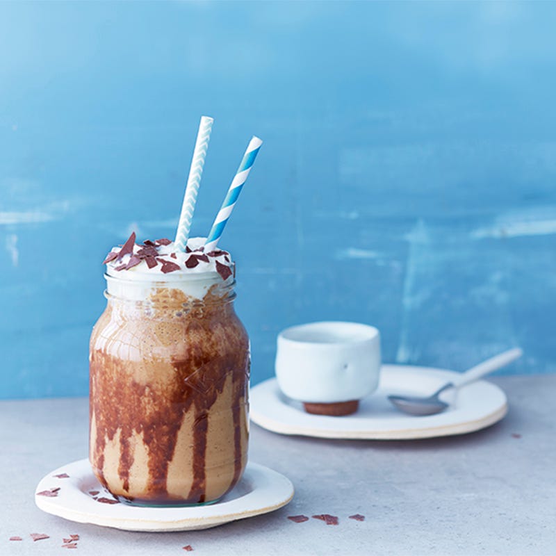 Foto van Koffie-banaanmilkshake door WW