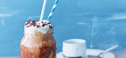 Koffie-banaanmilkshake