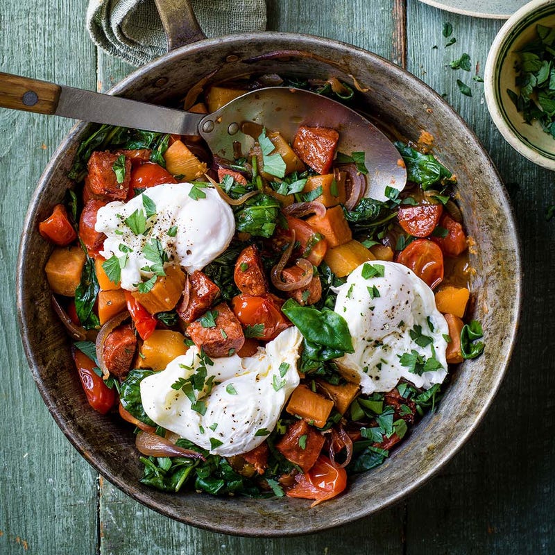 Photo of Sweet potato & chorizo hash by WW