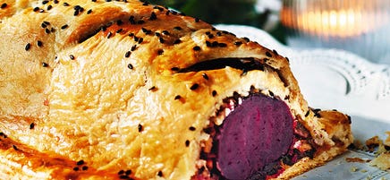 Vegetarisches Wellington mit Roter Bete