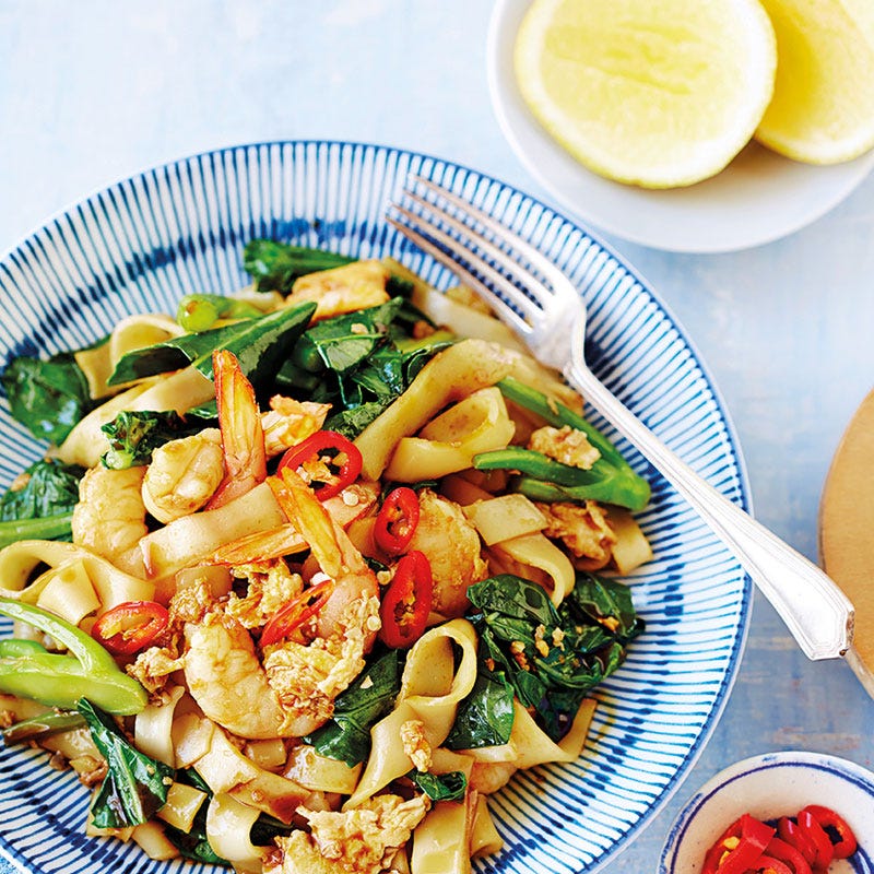 Asiatischer Garnelen-Eier-Salat