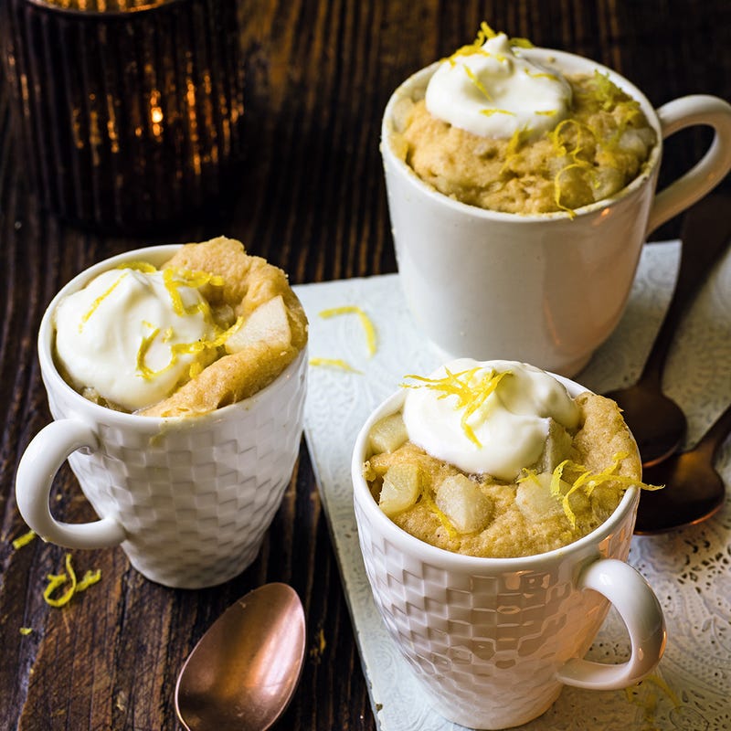 Photo of Lemon, ginger & pear mug cakes by WW