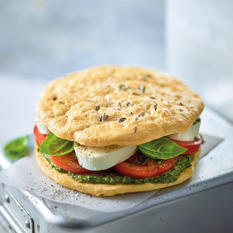 Sandwich met mozzarella