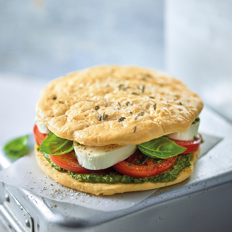 Sandwich met mozzarella