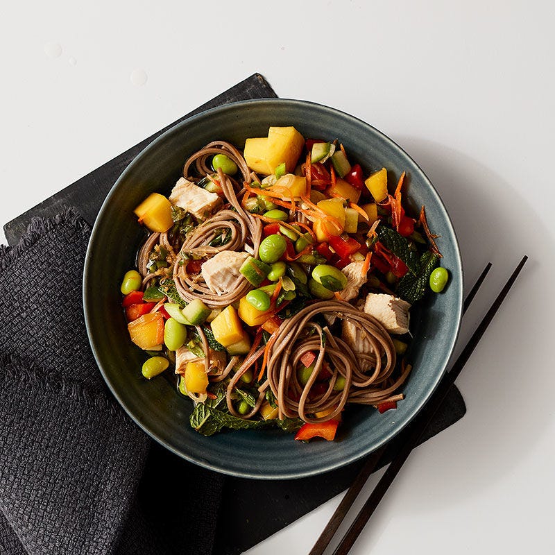 Photo of Mango, chicken and edamame salad by WW
