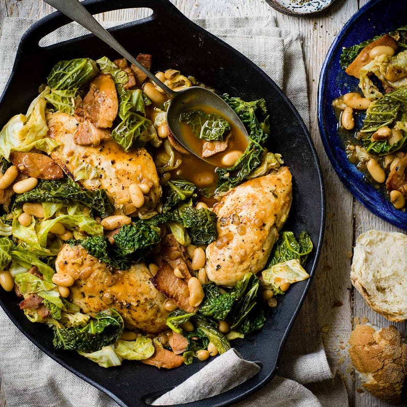 Photo of Bacon & cabbage braise with chicken by WW