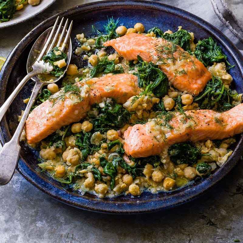 Photo of Slow cooked salmon with chickpeas by WW