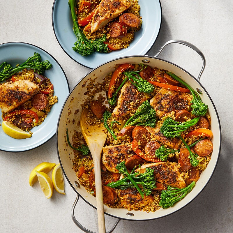 Quinoa “paella”