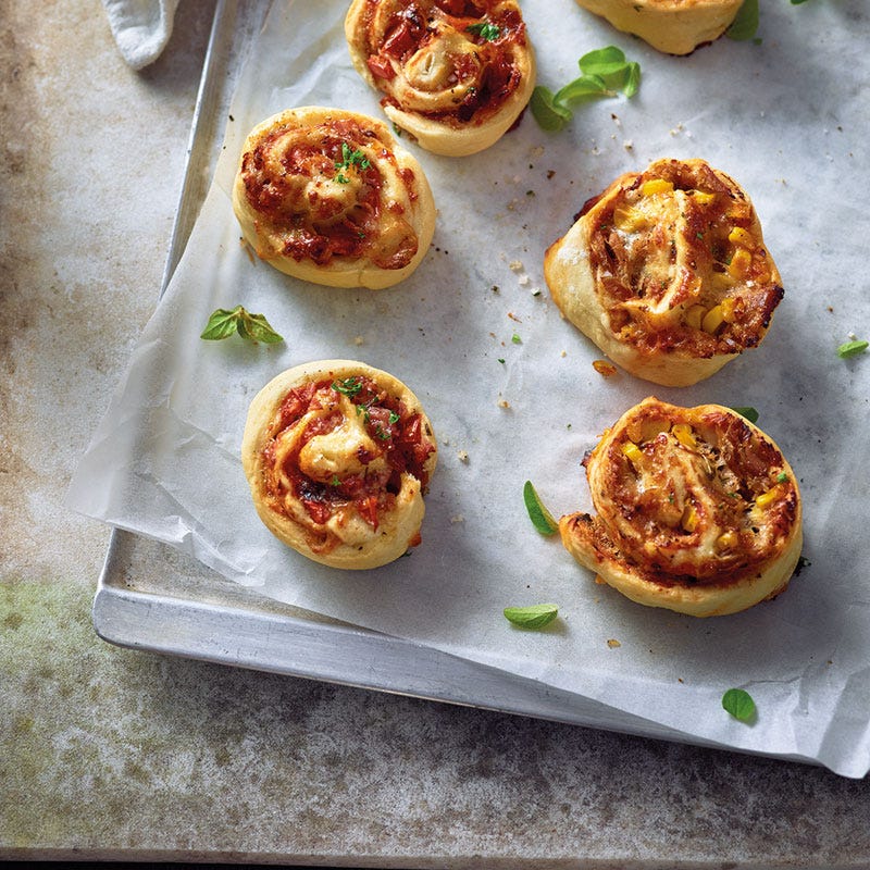 Zweierlei Pizzasnacks