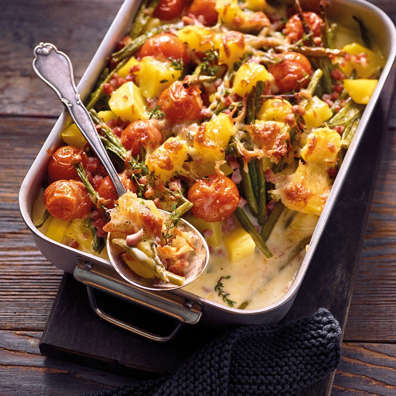 Grüne-Bohnen-Auflauf