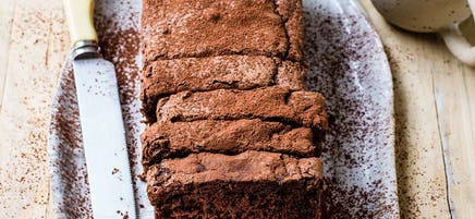 Chocolate courgette loaf cake
