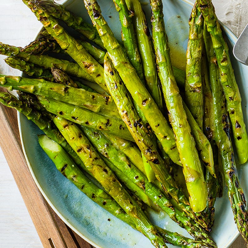 Photo of Griddled asparagus with lemon vinaigrette by WW
