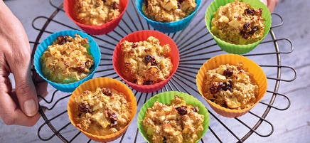 Frühstücksmuffins mit Apfel