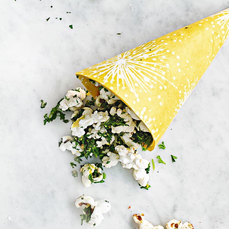 Popcorn Grünkohl & Zitrone
