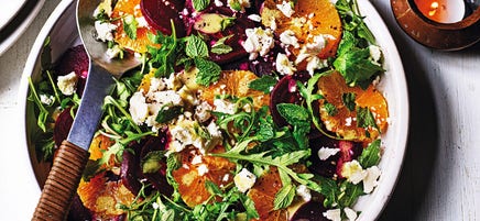 Orange & beetroot salad