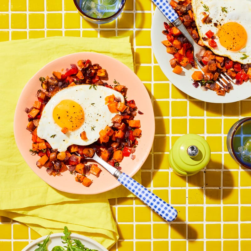 Photo of Sweet potato breakfast hash with eggs by WW