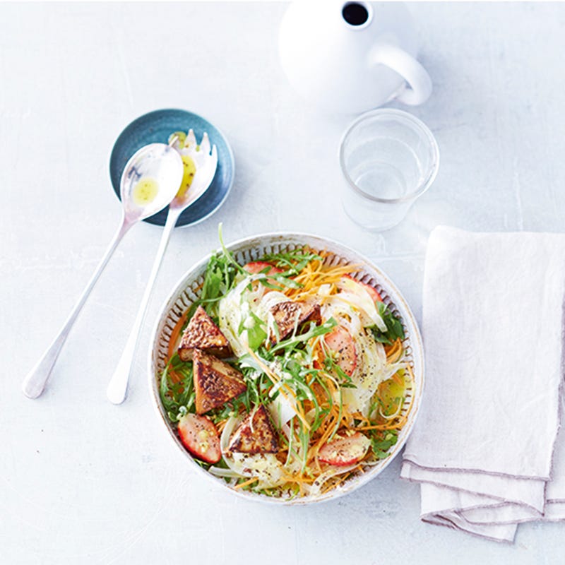 Foto van Zomerse salade met krokante tofu door WW