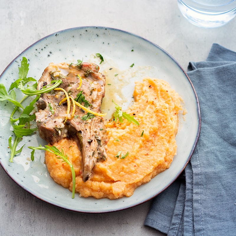 Côtelettes d'agneau persillées