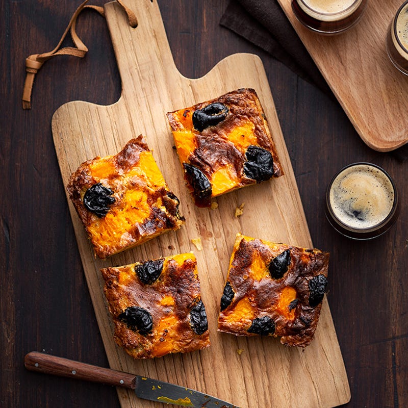 Pudding de potiron aux pruneaux