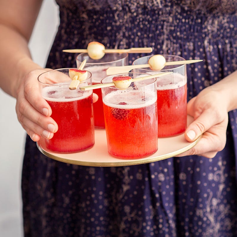 Tentation pomme et framboises