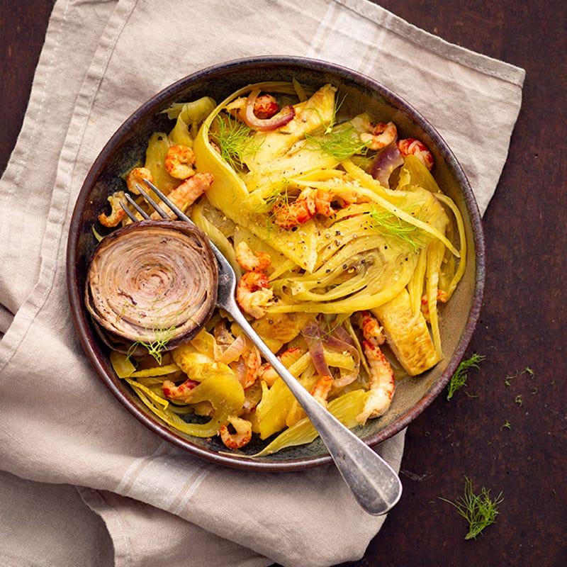 Ecrevisses et poulet à l’andouille