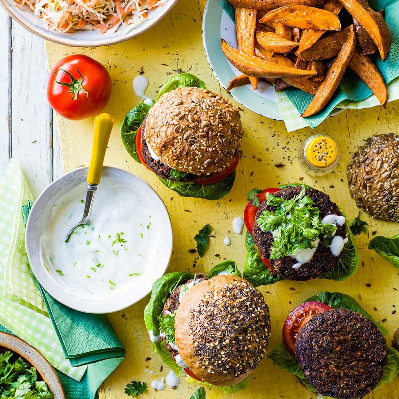 Photo of Spicy black bean burgers by WW