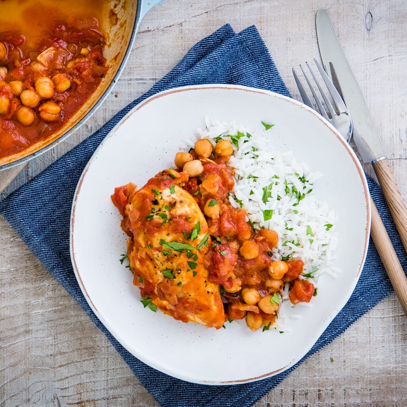 Photo of Harissa chicken & chickpea casserole by WW