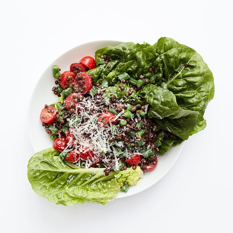 Photo of Lentil & Green Bean Lettuce Cups with Caesar Dressing by WW