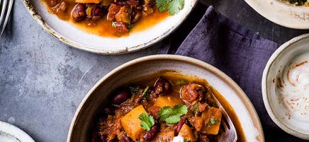 Bean & butternut squash chilli