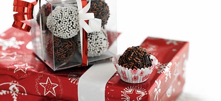 Truffes au beurre de cacahuètes
