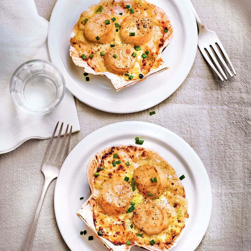 Saint-Jacques gratinées gourmandes