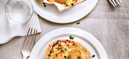 Saint-Jacques gratinées gourmandes