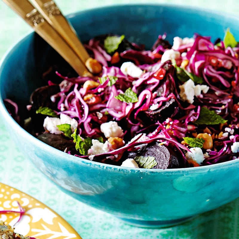 Photo de/du Salade d’hiver chou et betterave par WW