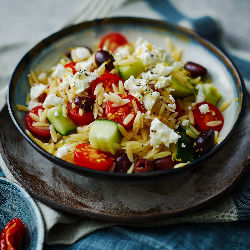 Photo of Greek-style orzo salad by WW