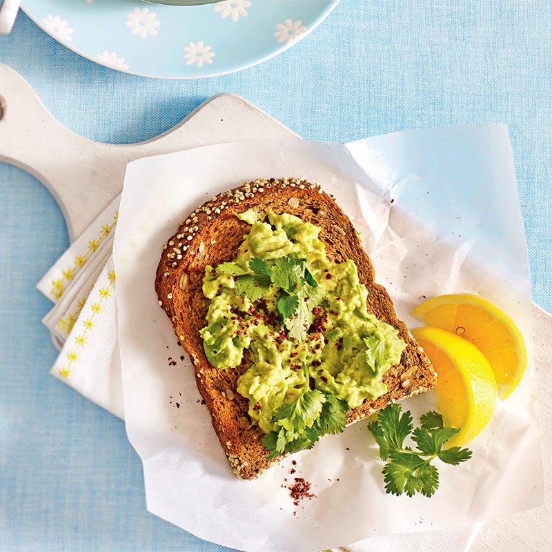 Smashed avocado toast