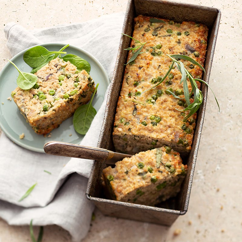 Pain de veau aux petits pois