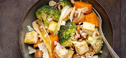 Wok aux châtaignes et noisettes