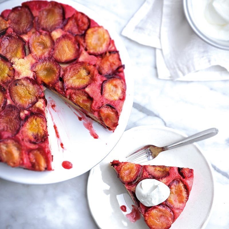 Foto van Omgekeerde pruimentaart door WW