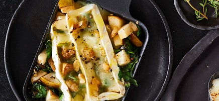 Spinat-Camembert-Raclette