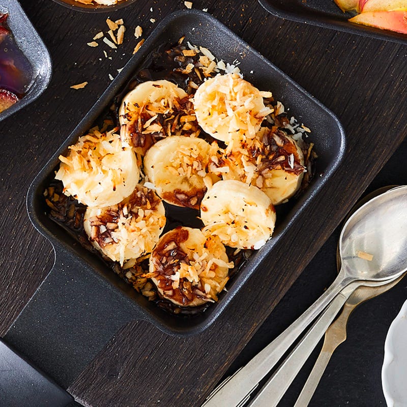 Schoko-Bananen-Raclette