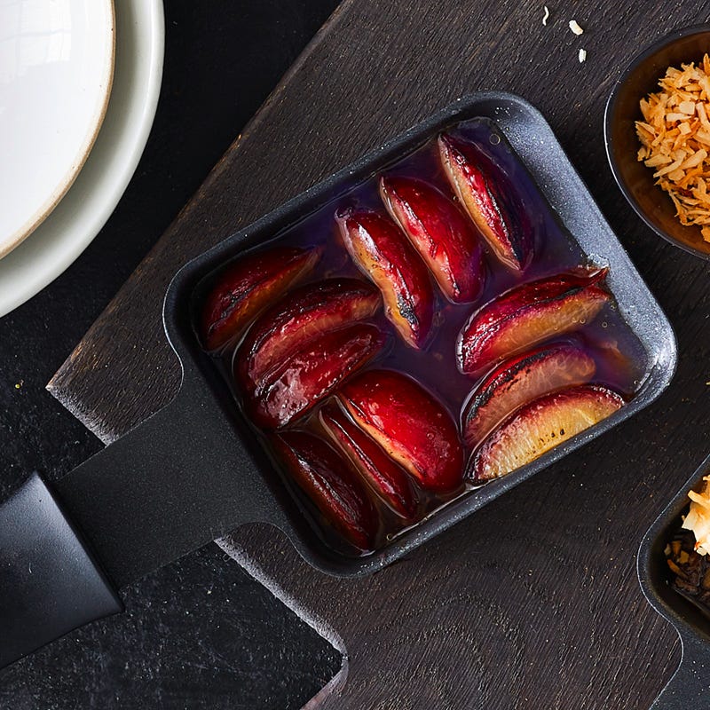 Gratinierte Pflaumen