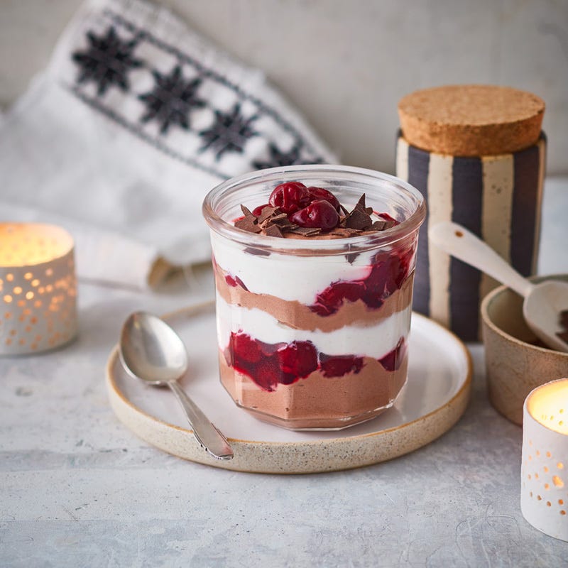 Schwarzwälder Kirsch im Glas