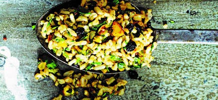 Nutty rice stuffing