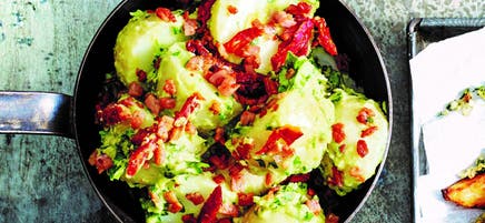 Festive potato salad