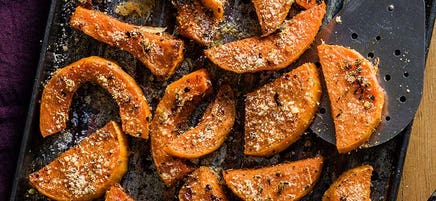 Butternut squash wedges