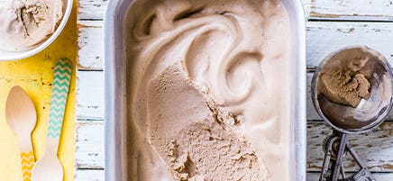 Banana & peanut butter ice 'cream'