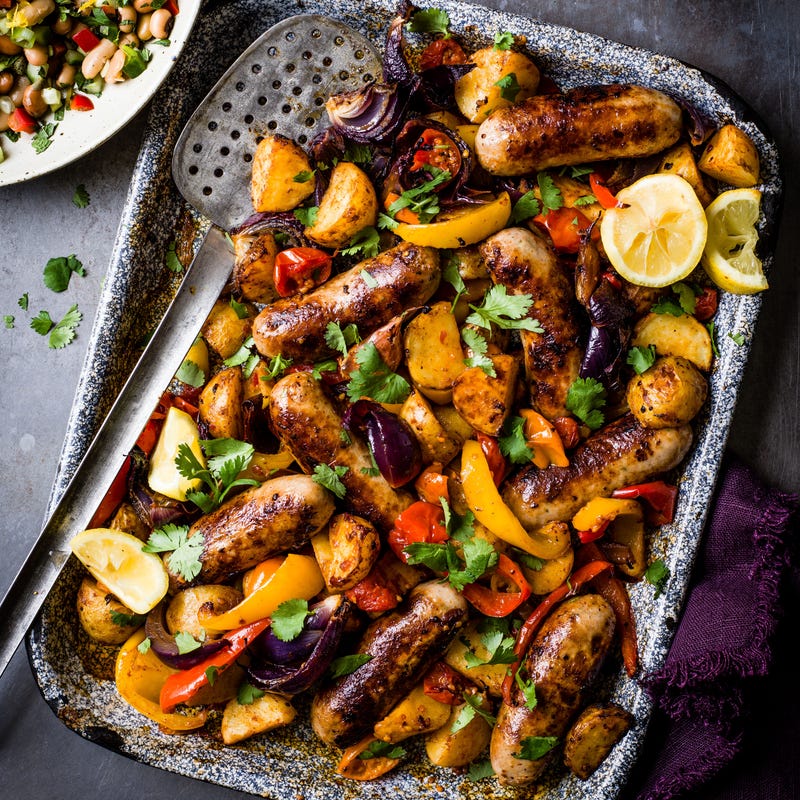 Photo of Harissa sausage traybake by WW